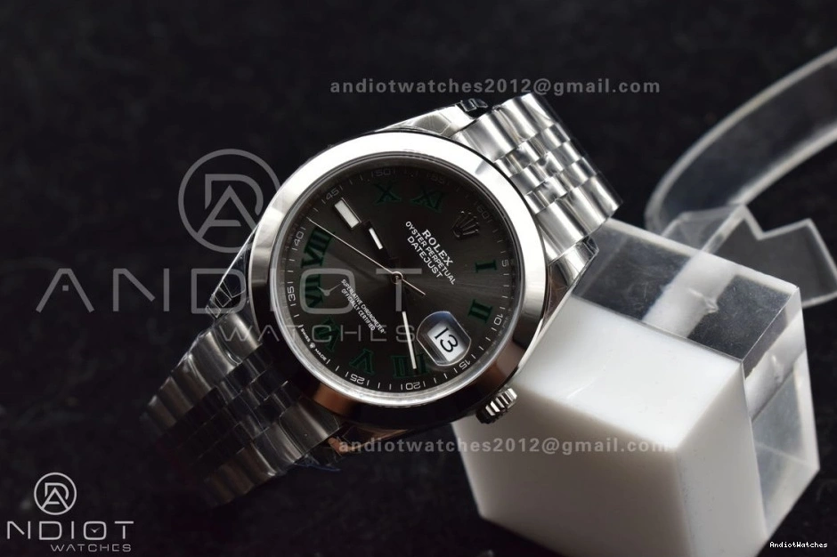 642 VS Roman Green SS Gray on 126334 VSF FashionForward Best 41 Jubilee Edition 904L Bracelet DateJust Steel Dial 1:1 0402